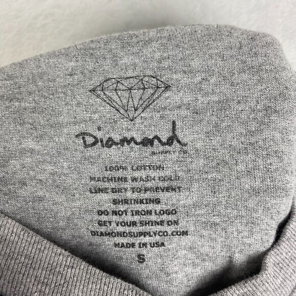 Diamond Supply Co Shirt Mens Small Graphic Short Sleeve Crewneck Street - Picture 7 of 8